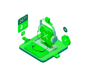 24/7 Expert Tech Support illustration